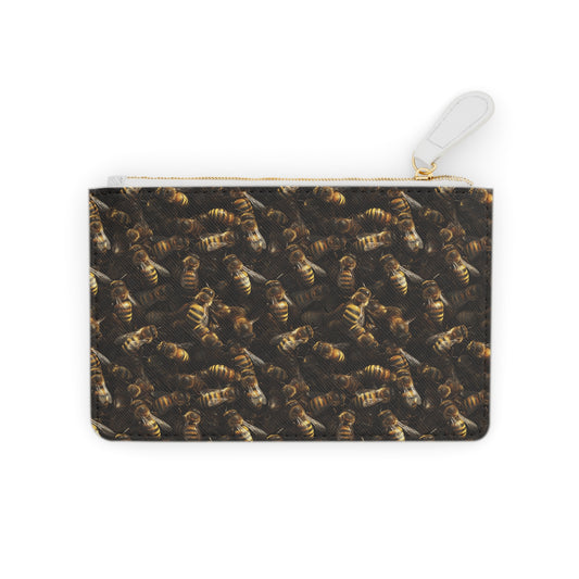 Bees Please Fly Mini Clutch Bag