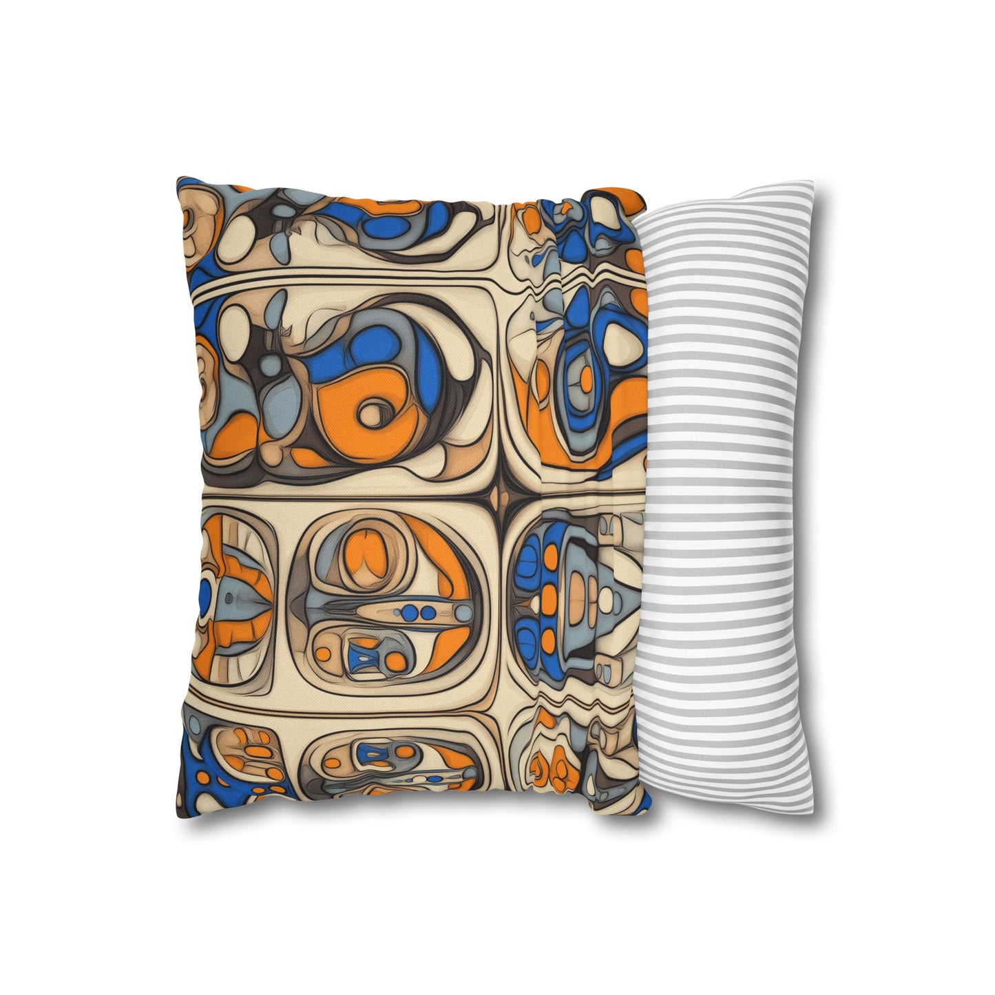 Echoes of Tradition- Square Polyester Pillowcase