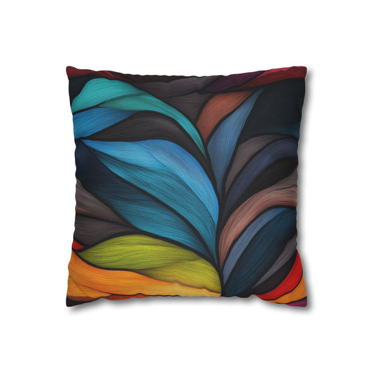 Ribbon Dance - Square Polyester Pillowcase
