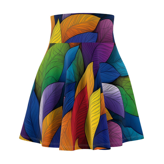 Autumn's Kaleidoscope - Skater Skirt