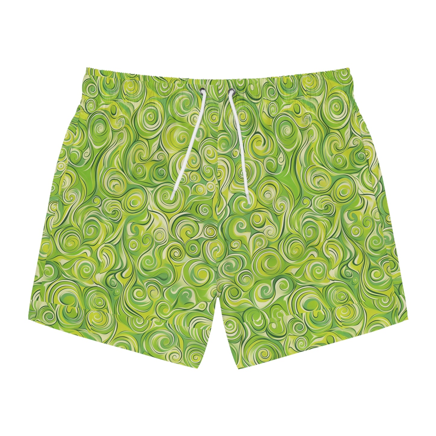 Lake57 Swirlino Green Swim Trunks