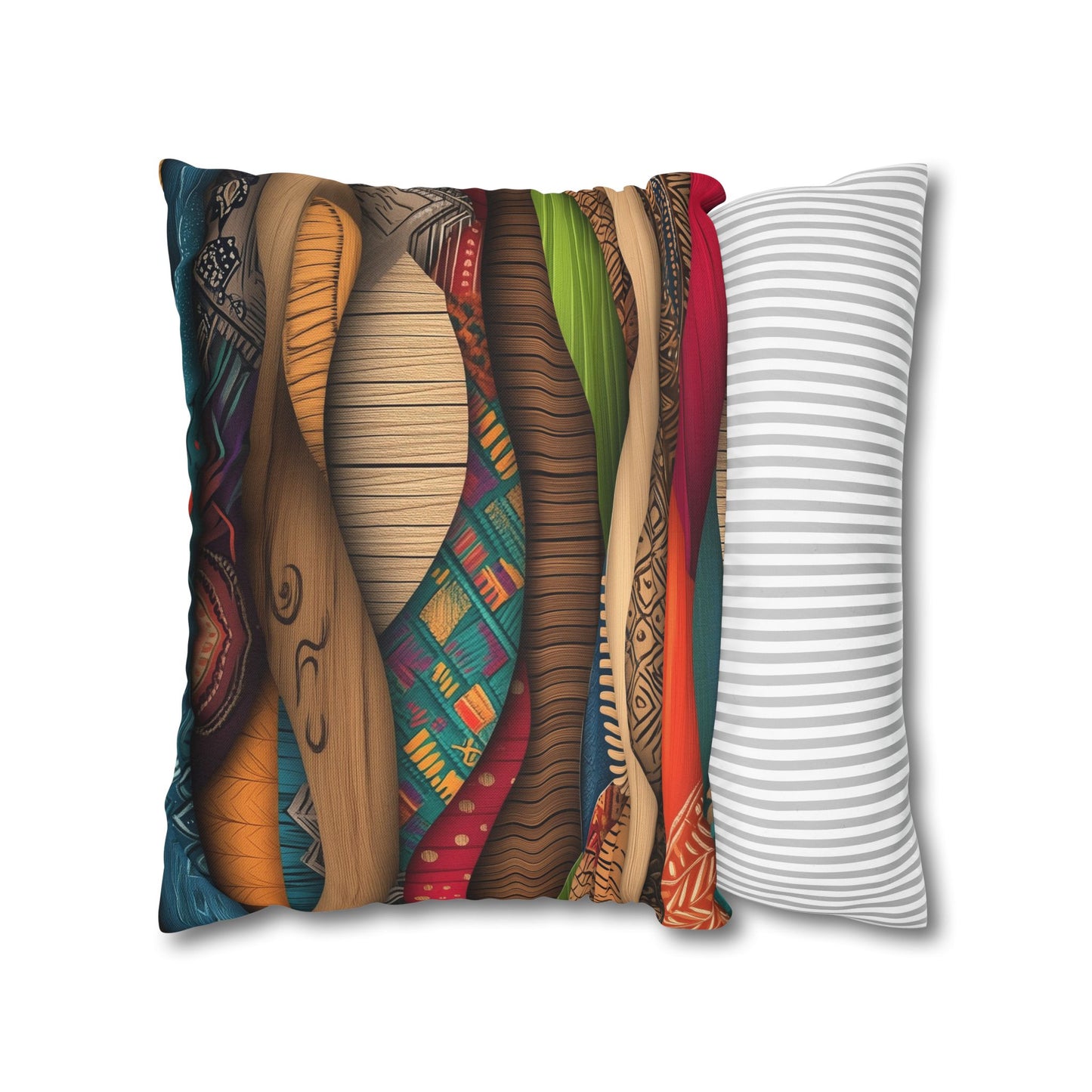 Rippling Cultures - Square Polyester Pillowcase