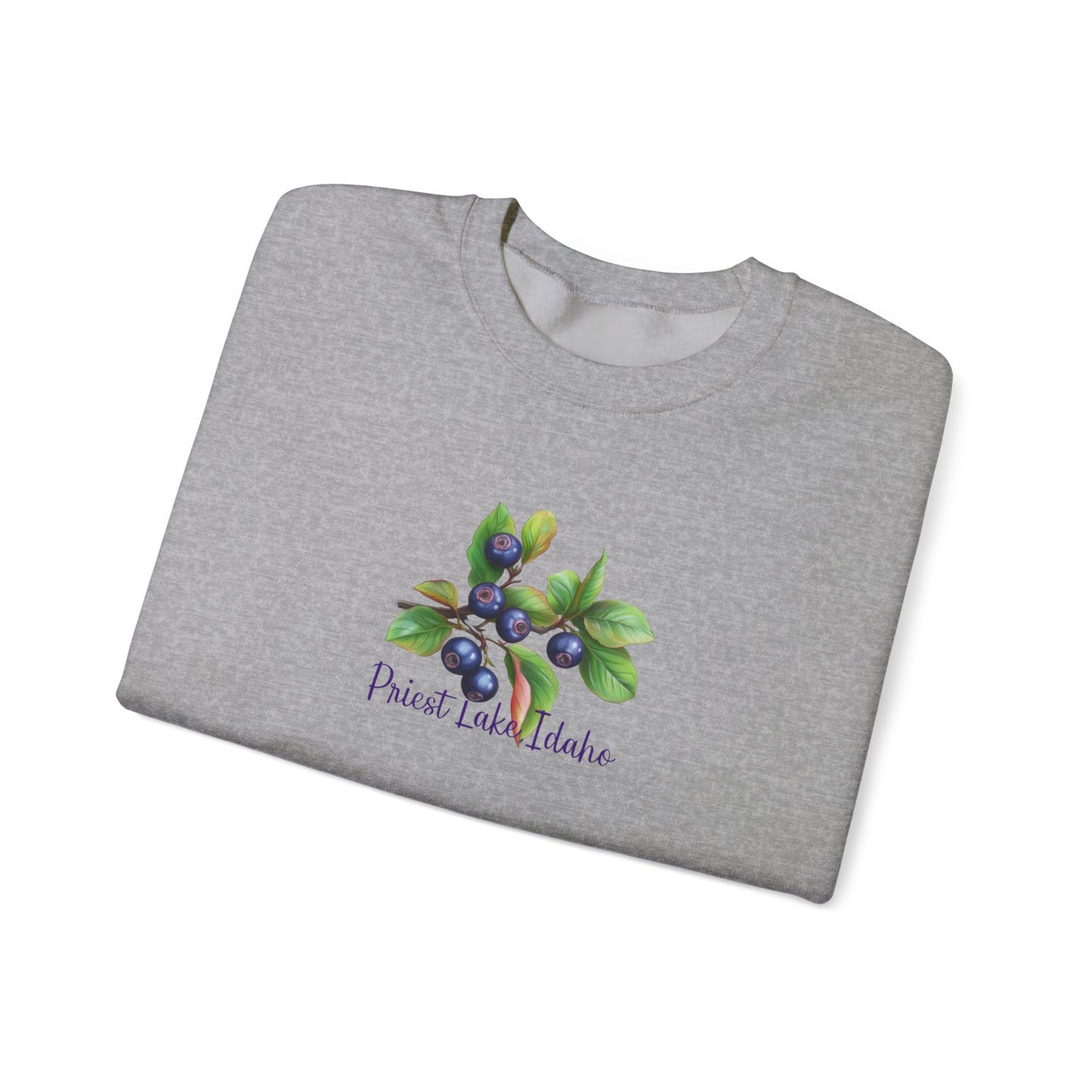 Priest Lake Huckleberry Unisex Heavy Blend™ Crewneck Sweatshirt