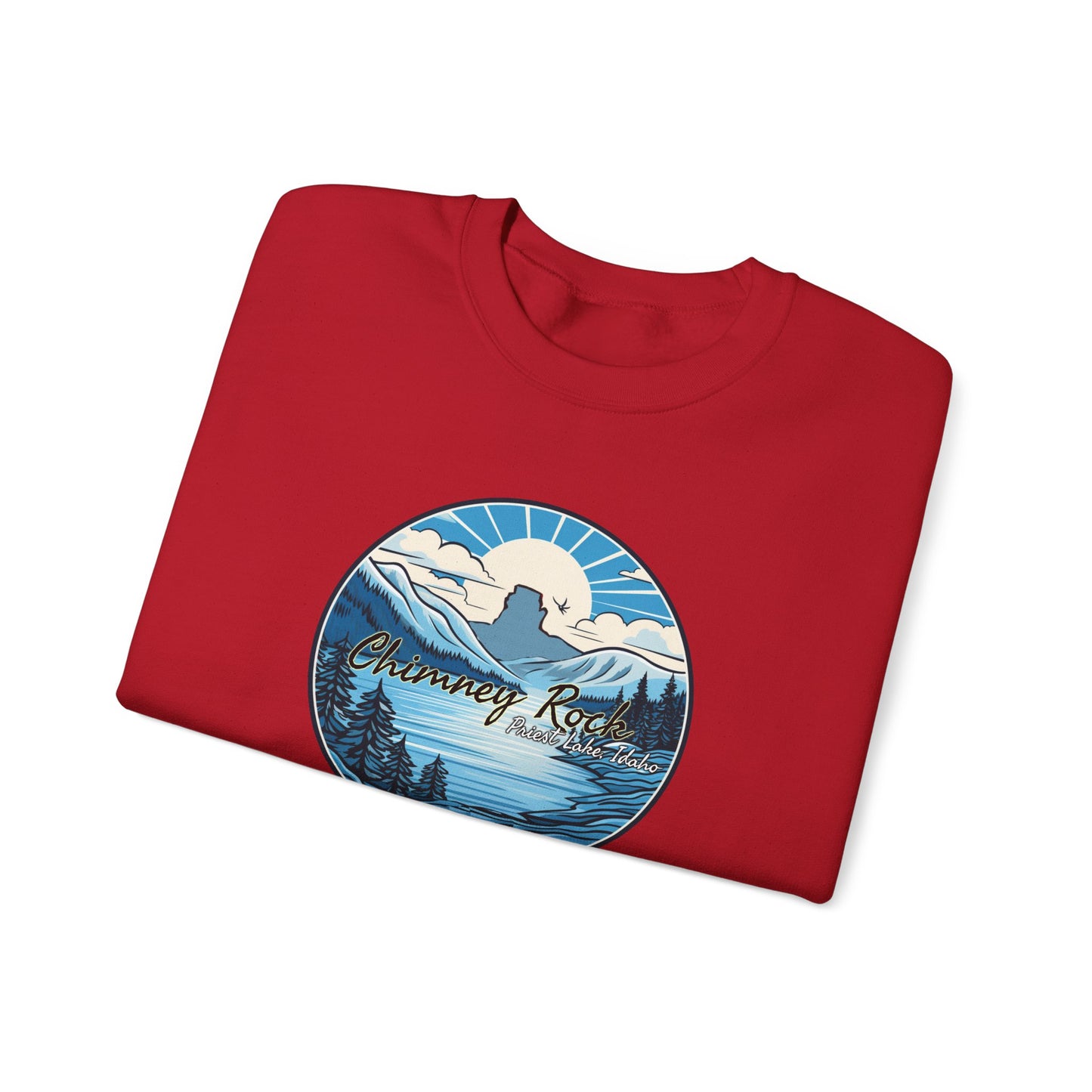 Blue Chimney Rock Unisex Heavy Blend™ Crewneck Sweatshirt