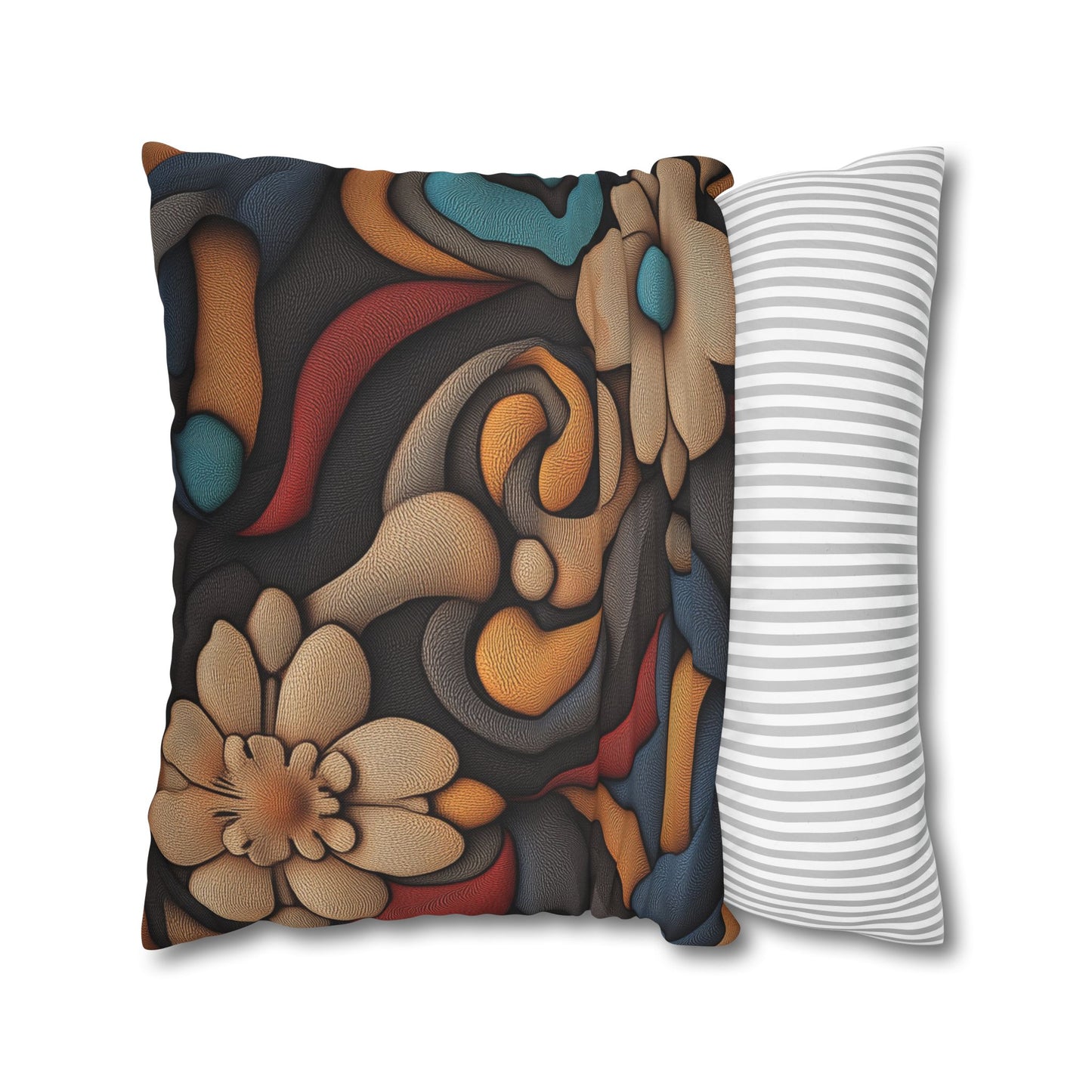 Nouveau Psychedelia - Square Polyester Pillowcase