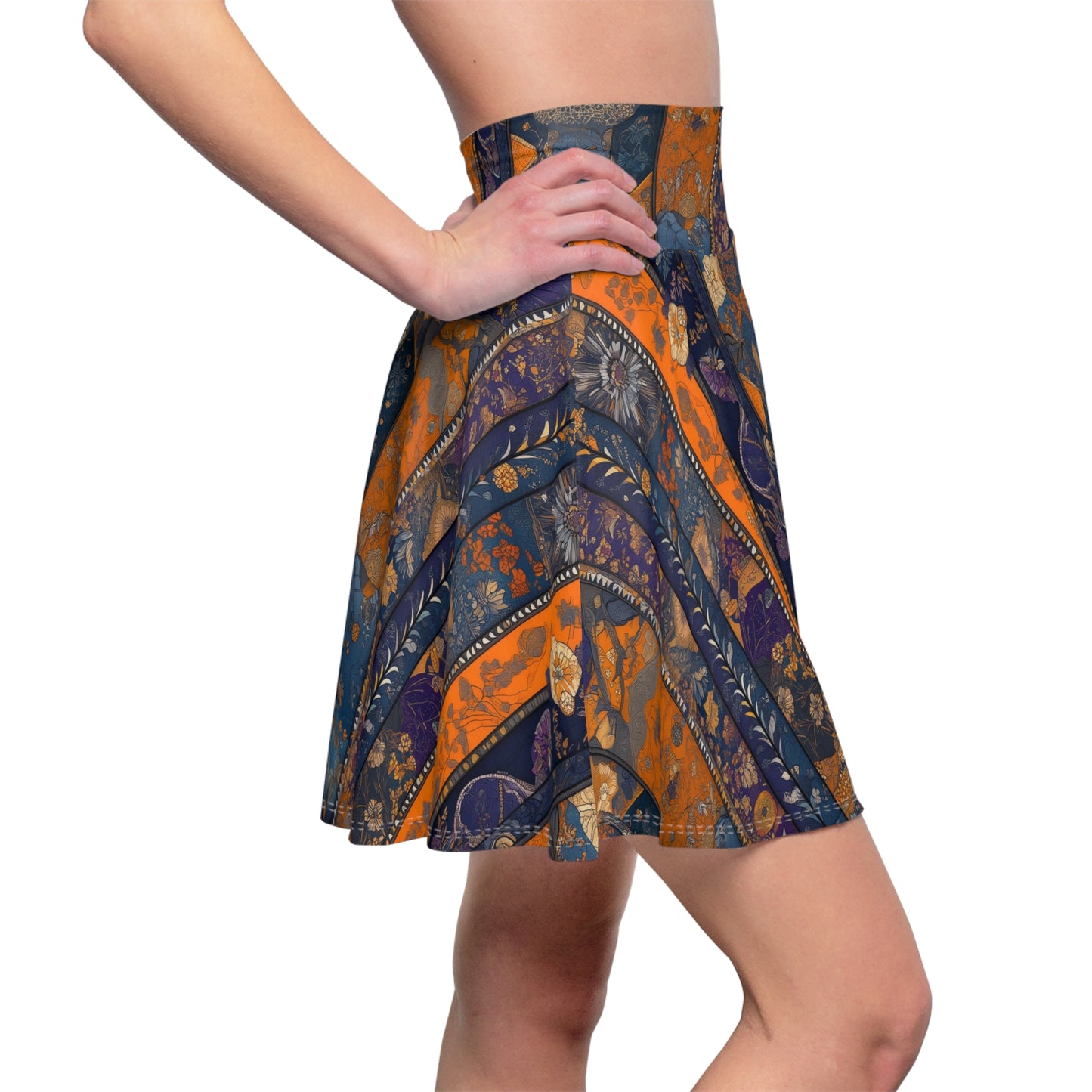 Bohemian Patchwork - Skater Skirt