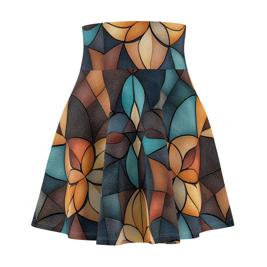 Stained Glass Dreams - Skater Skirt