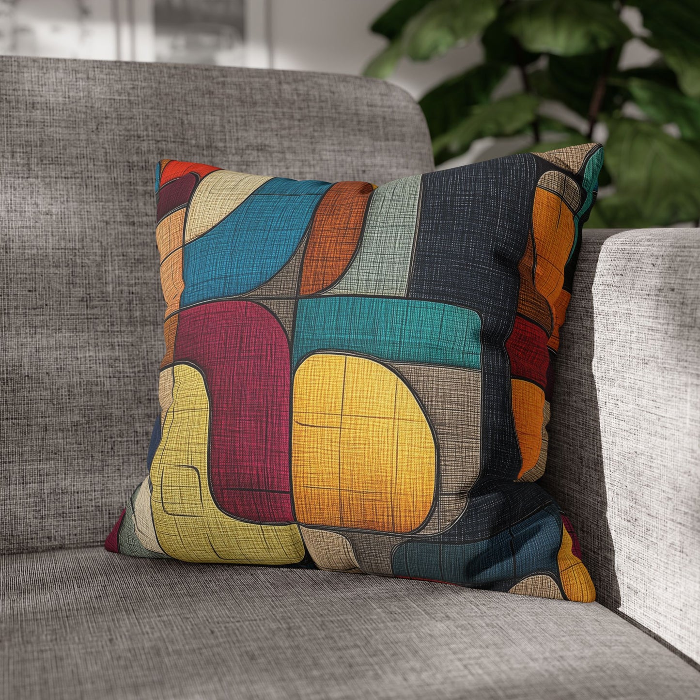 Urban Tapestry - Square Polyester Pillowcase