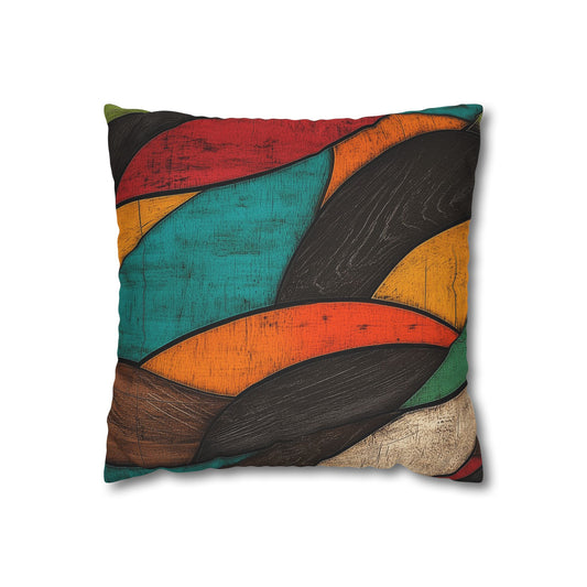 Flowing Energy - Square Polyester Pillowcase