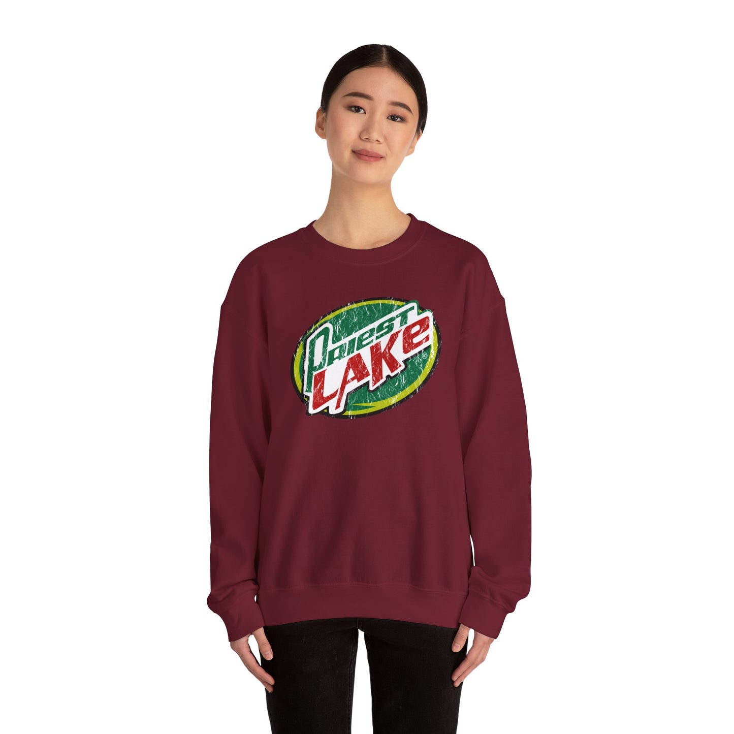 Priest Lake Dew Unisex Heavy Blend™ Crewneck Sweatshirt