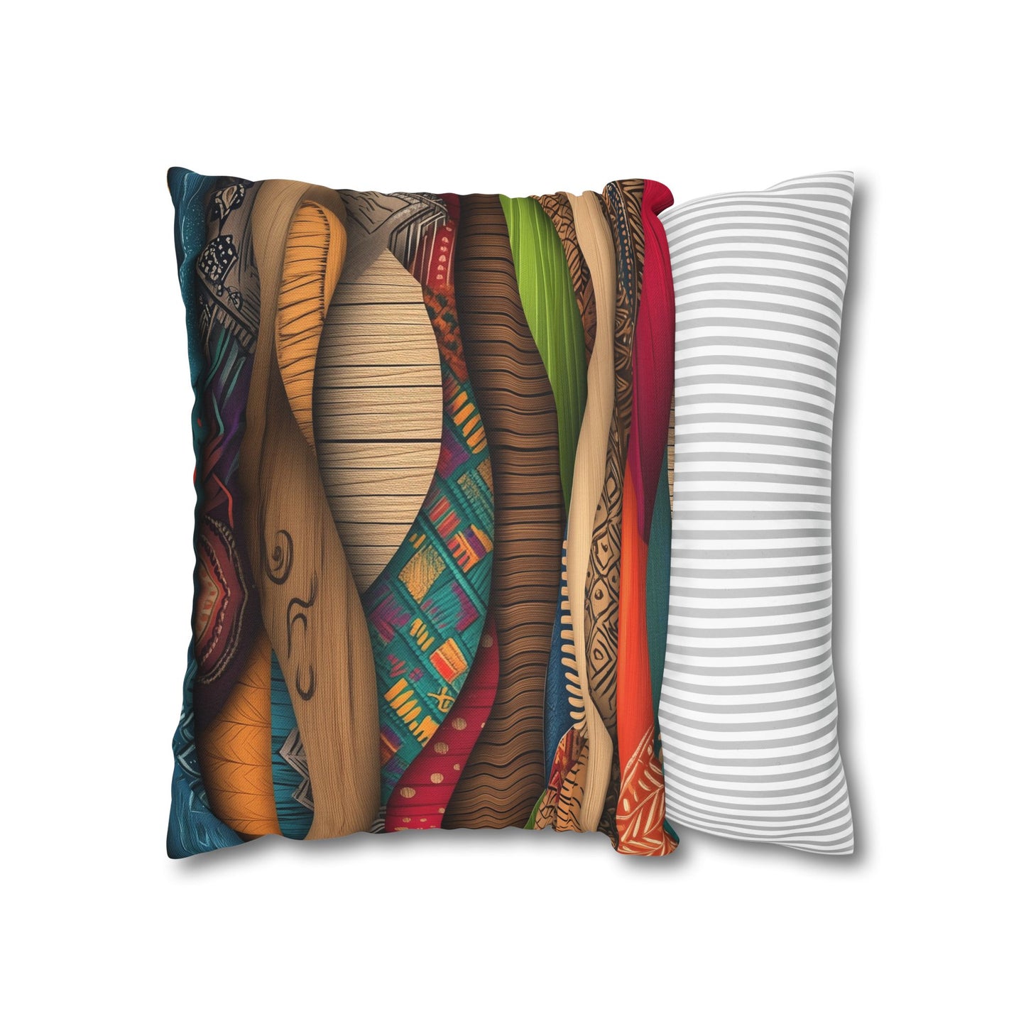 Rippling Cultures - Square Polyester Pillowcase