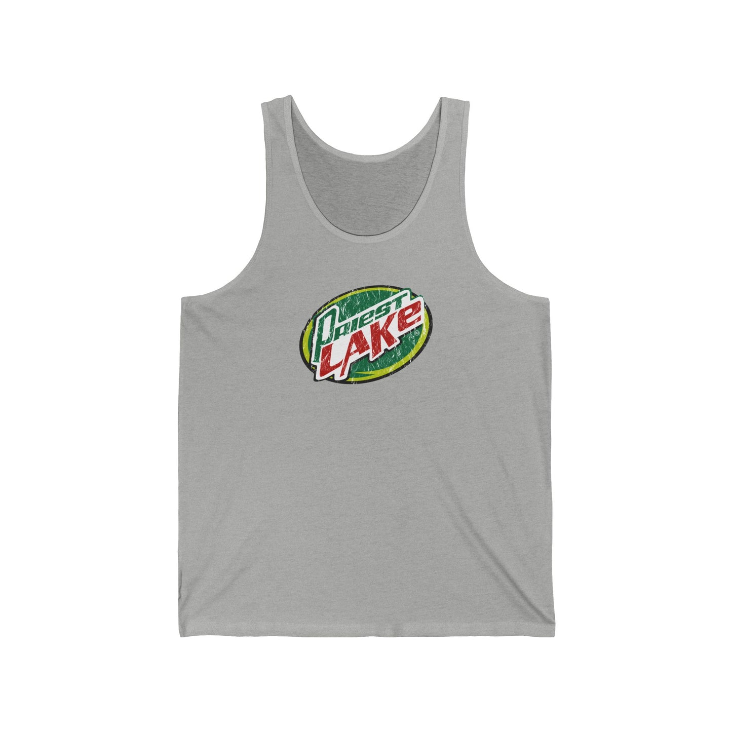 Priest Lake Dew Unisex Jersey Tank