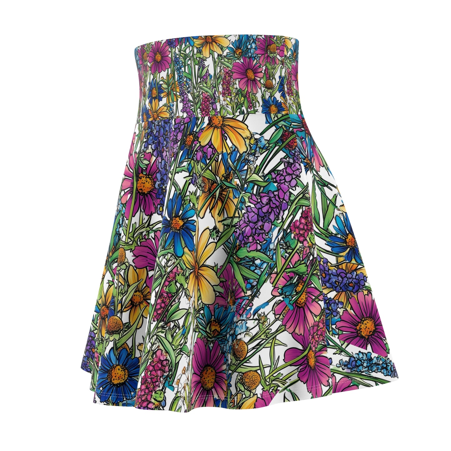 Priest Lake Wildflower Women's Skater Skirt #1