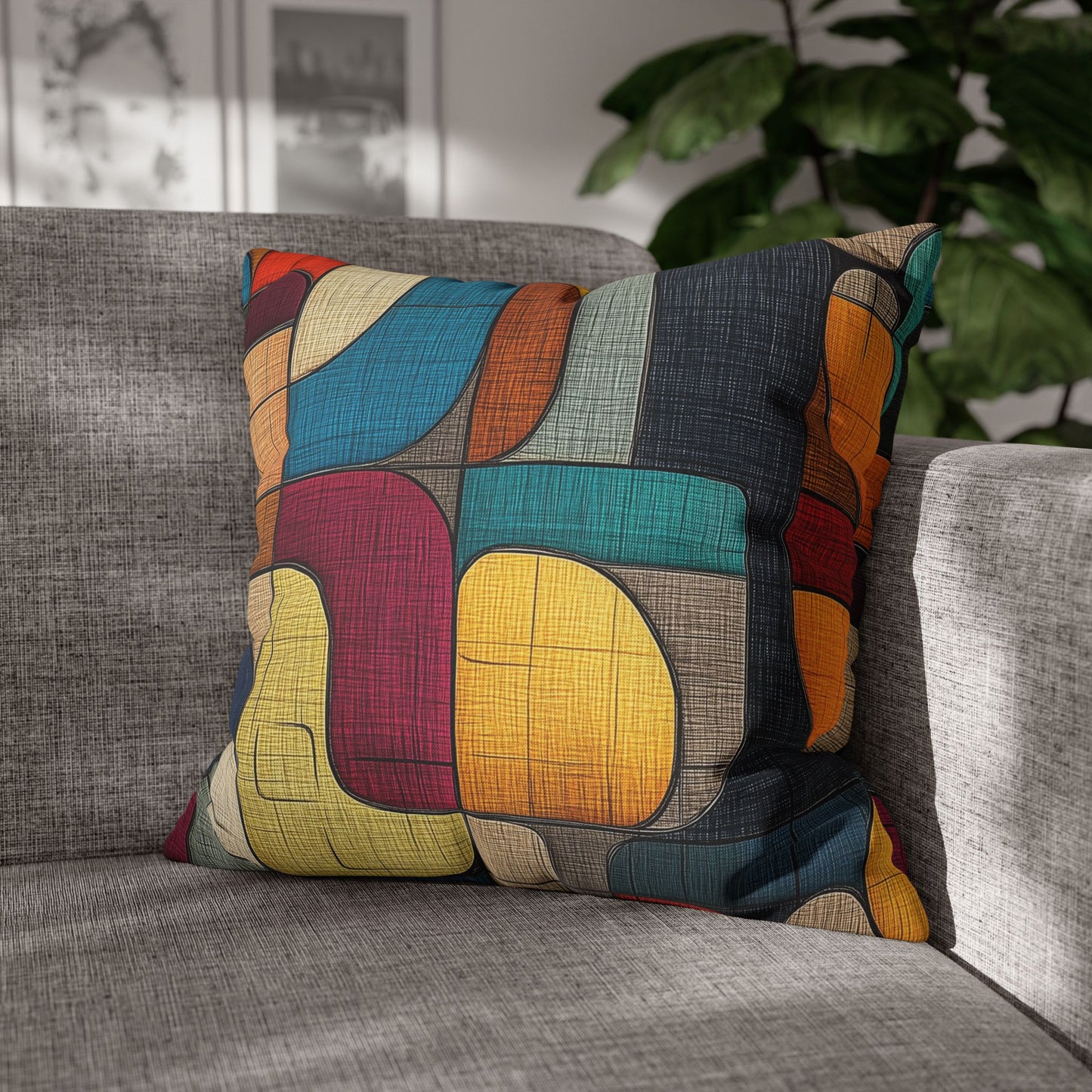 Urban Tapestry - Square Polyester Pillowcase