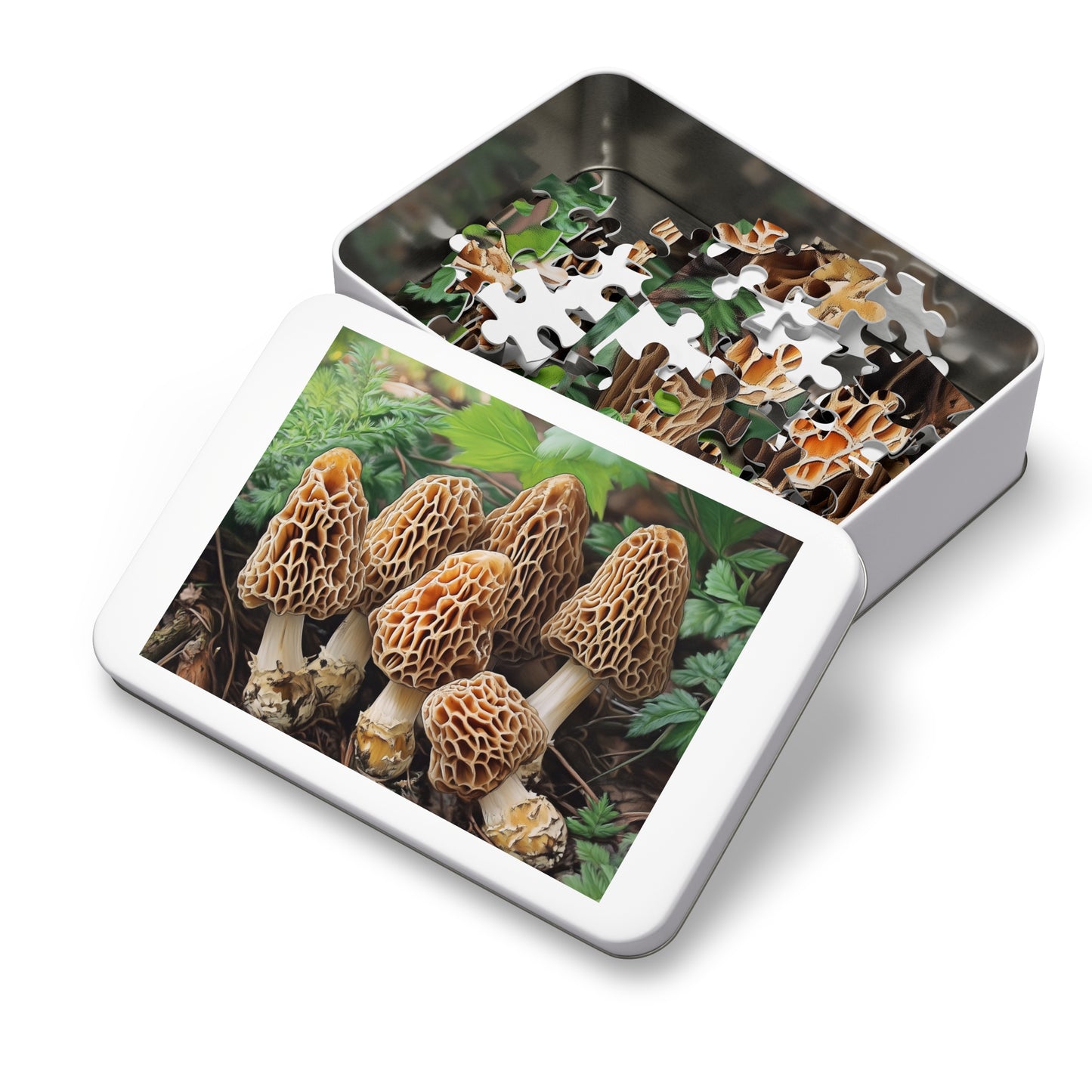 Priest Lake Morel Mushroom Jigsaw Puzzle