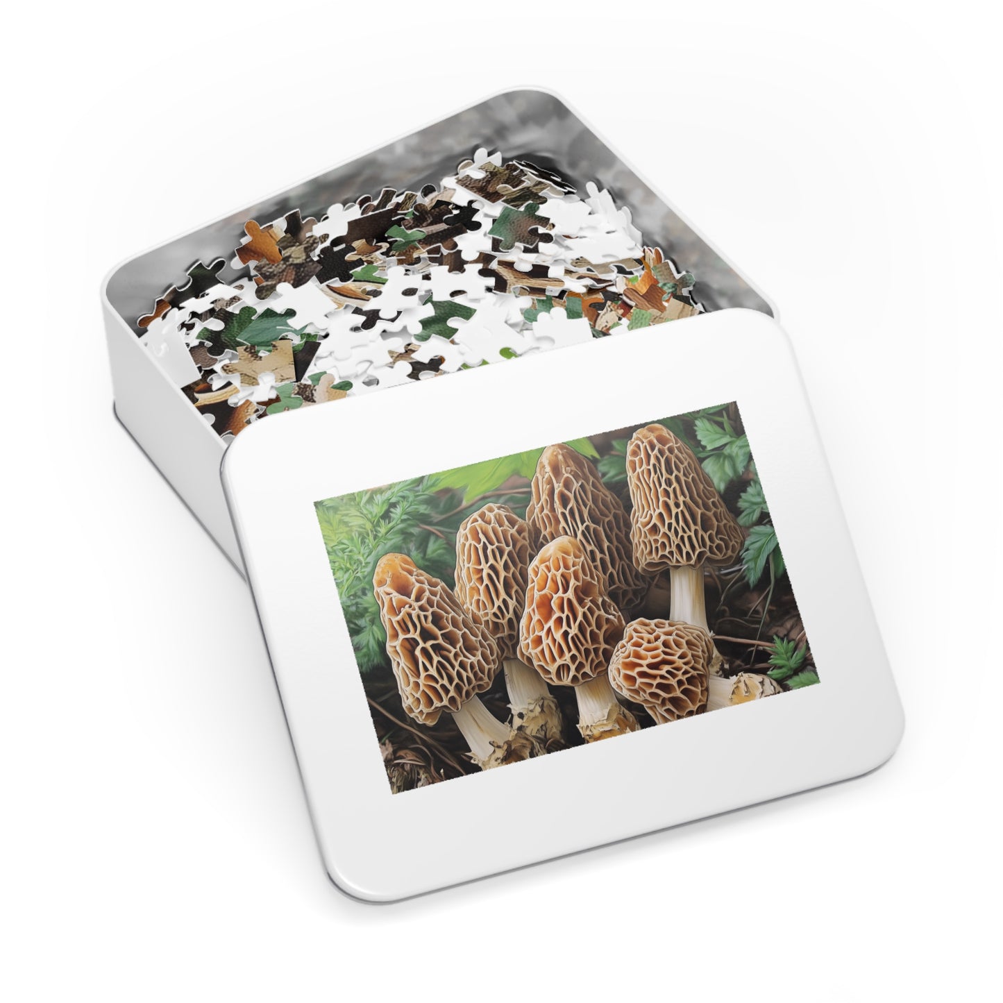 Priest Lake Morel Mushroom Jigsaw Puzzle