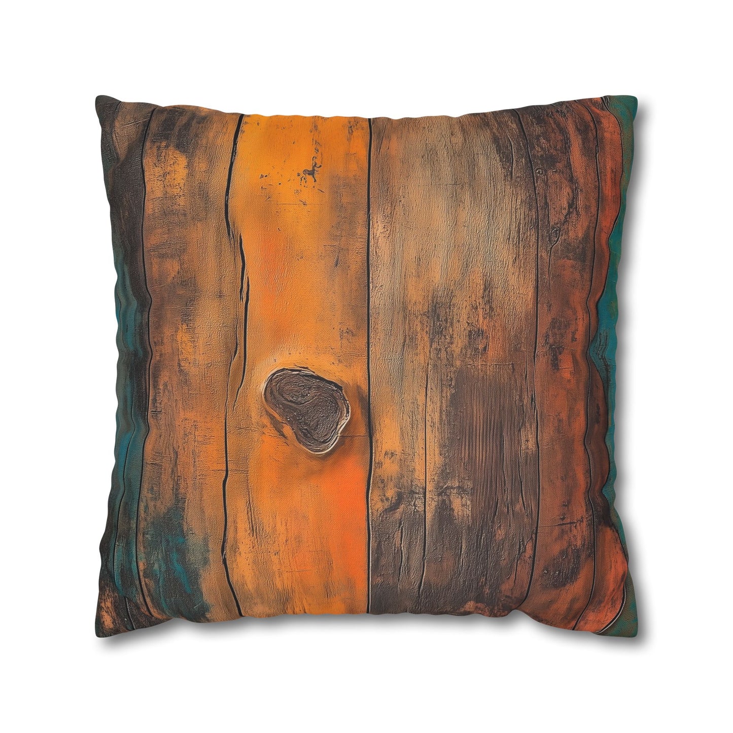 Vibrant Decay - Square Polyester Pillowcase