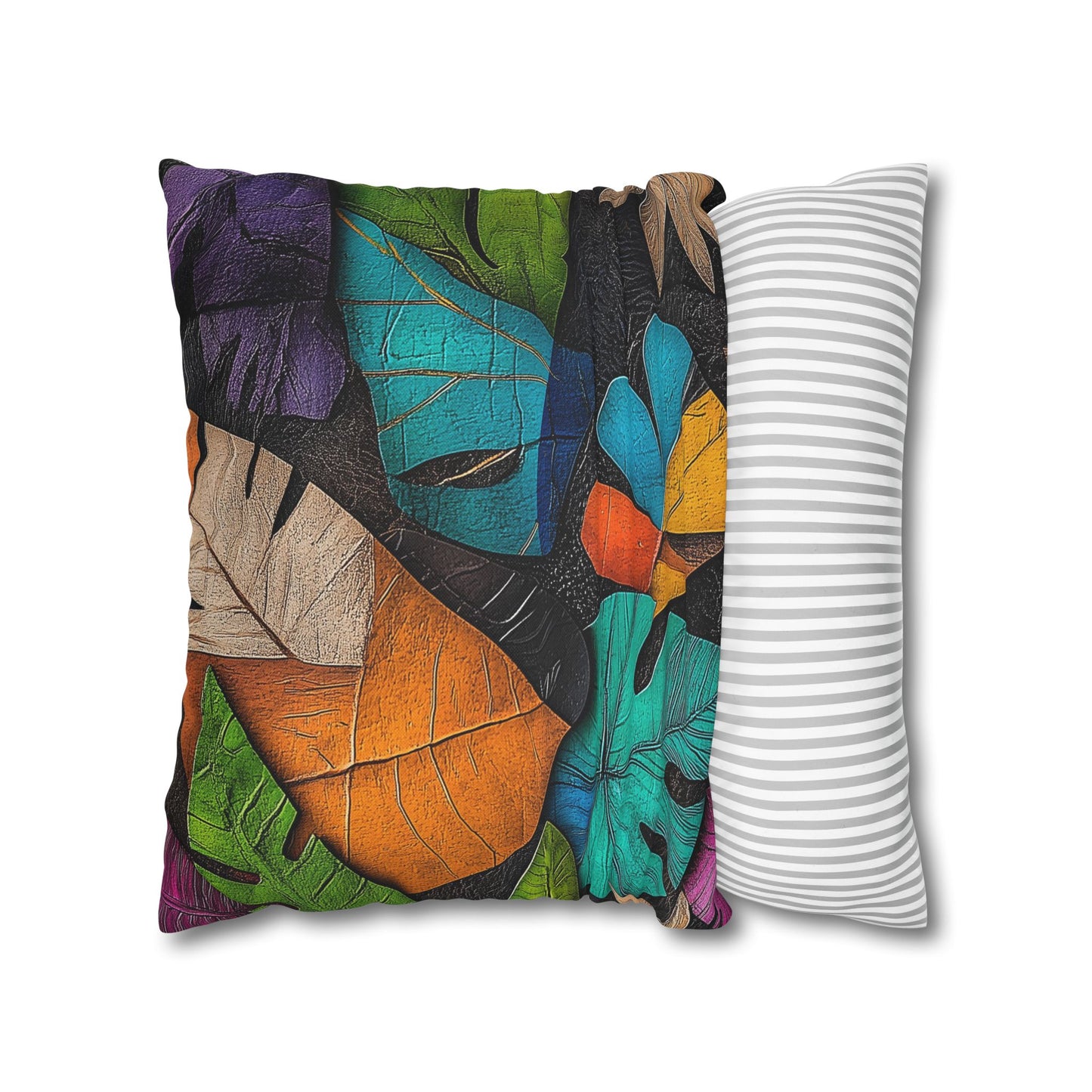 Tropical Vibrancy- Square Polyester Pillowcase