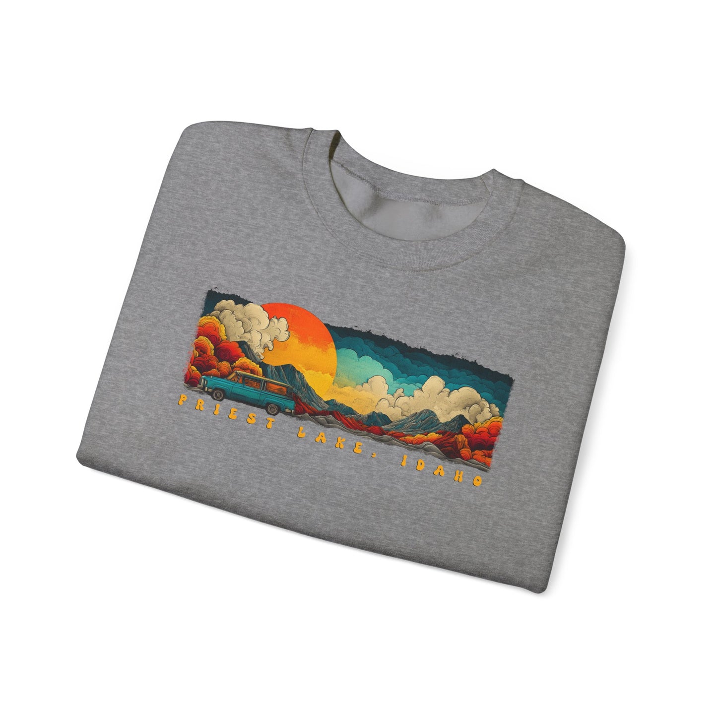 Priest Lake Vacation Crewneck Sweatshirt