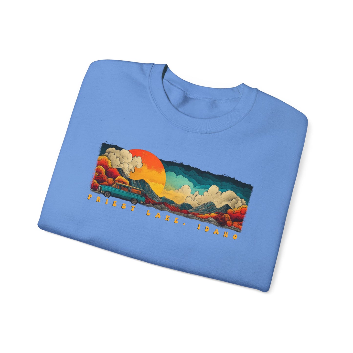 Priest Lake Vacation Crewneck Sweatshirt