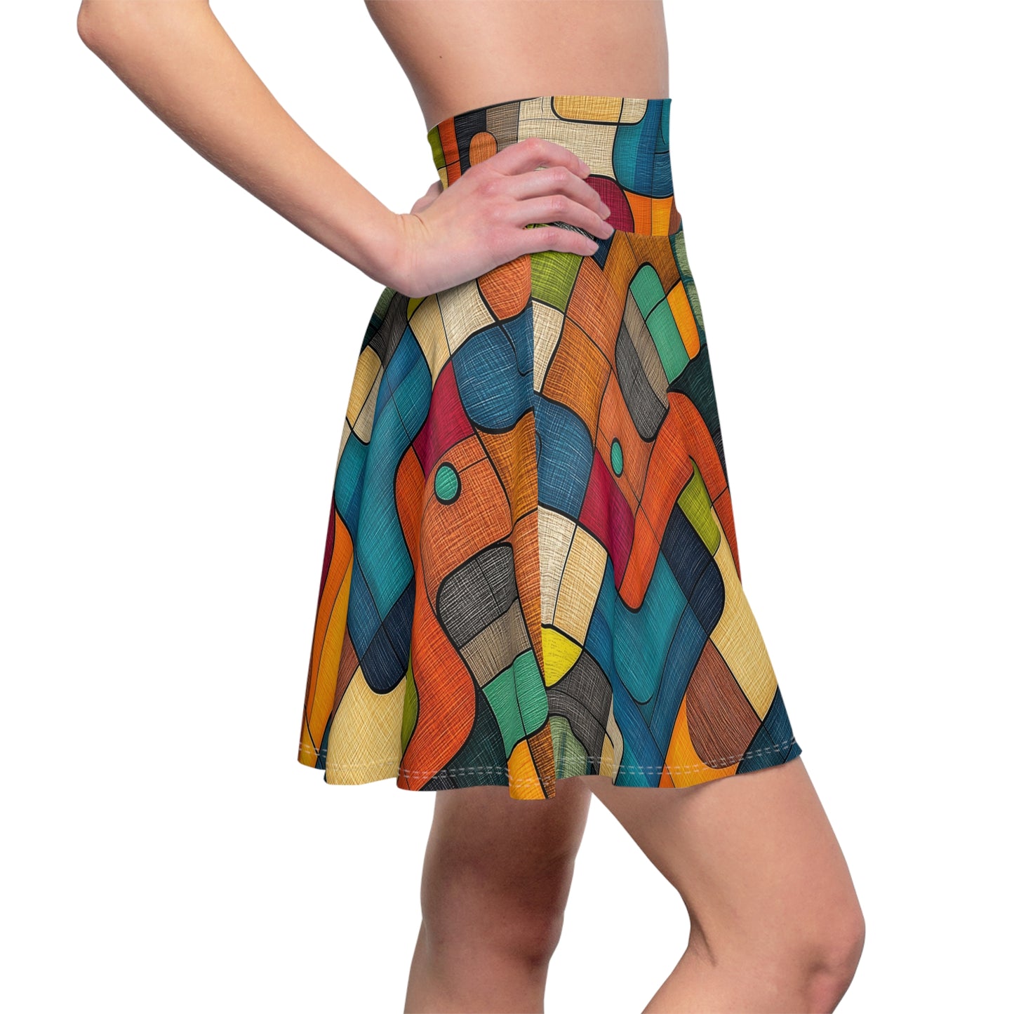 Textile Mosaic - Skater Skirt