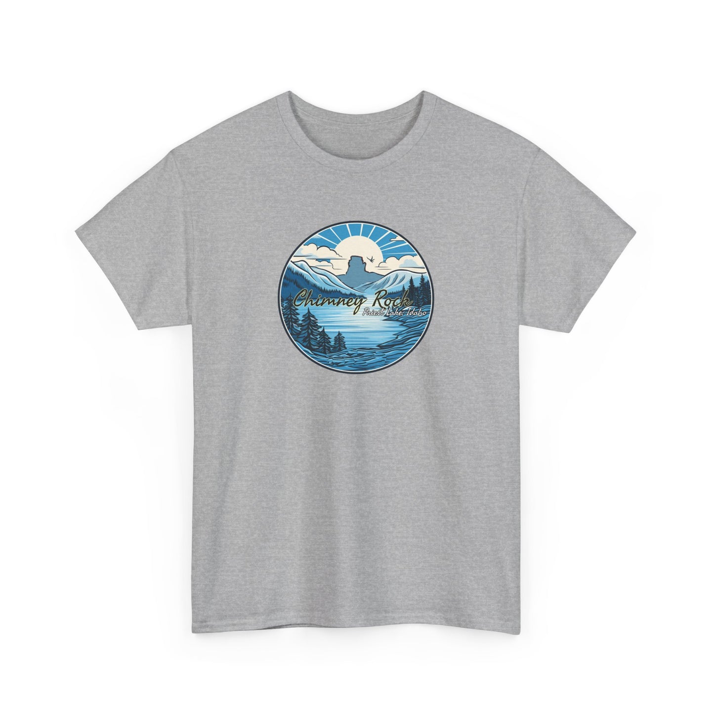 Blue Chimney Rock Unisex Heavy Cotton Tee