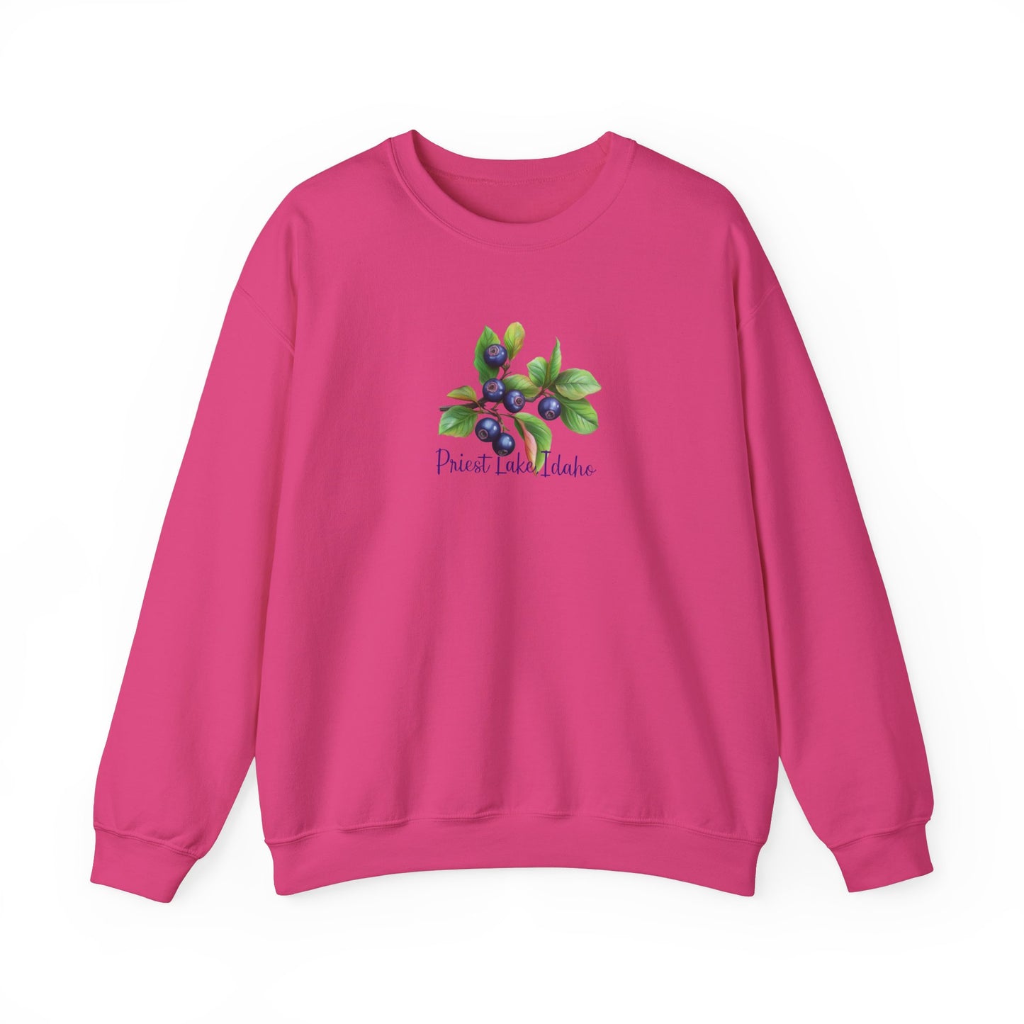 Priest Lake Huckleberry Unisex Heavy Blend™ Crewneck Sweatshirt