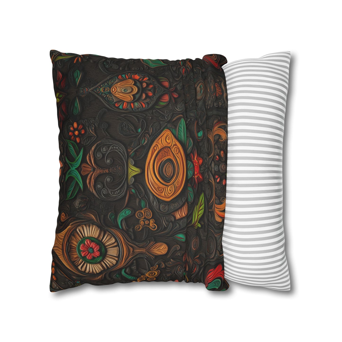 Organic Oasis - Square Polyester Pillowcase