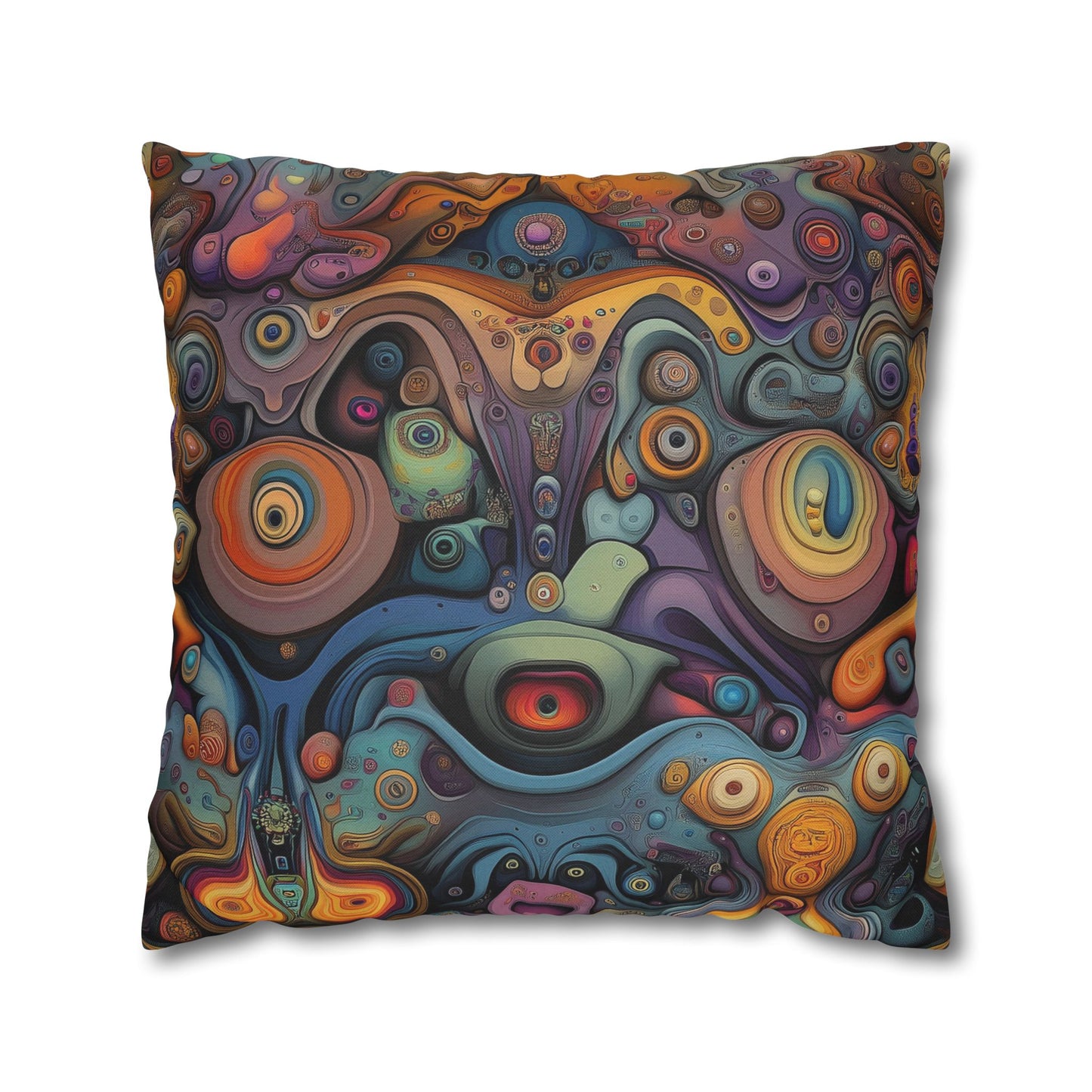 Surreal Vortex- Square Polyester Pillowcase