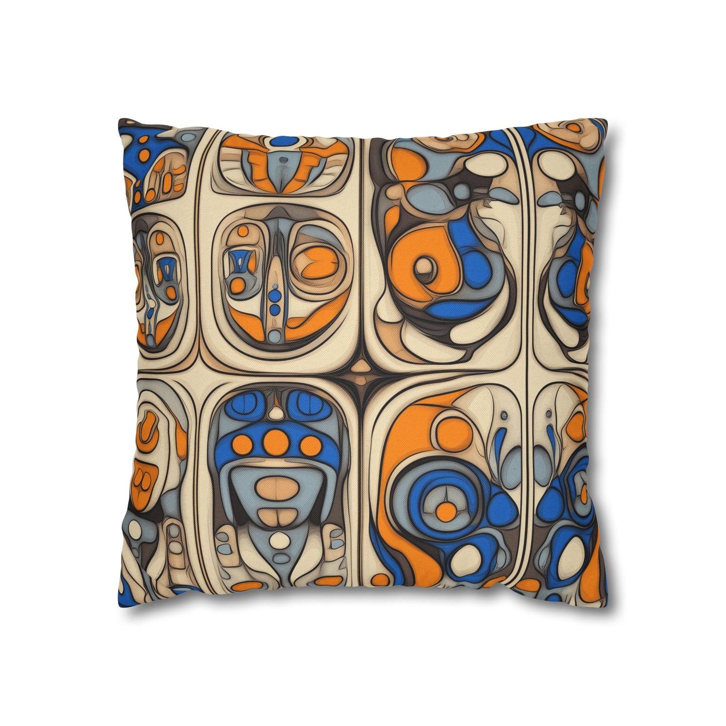 Echoes of Tradition- Square Polyester Pillowcase