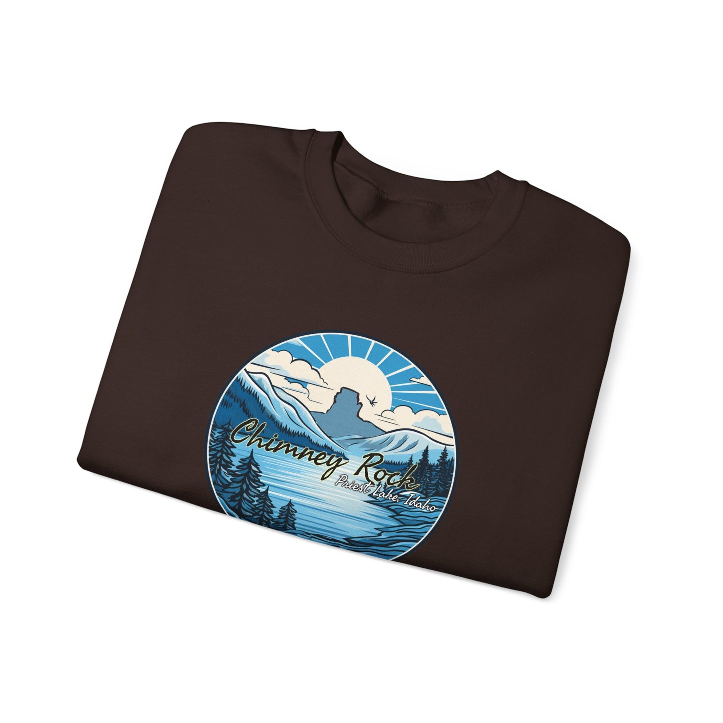 Blue Chimney Rock Unisex Heavy Blend™ Crewneck Sweatshirt