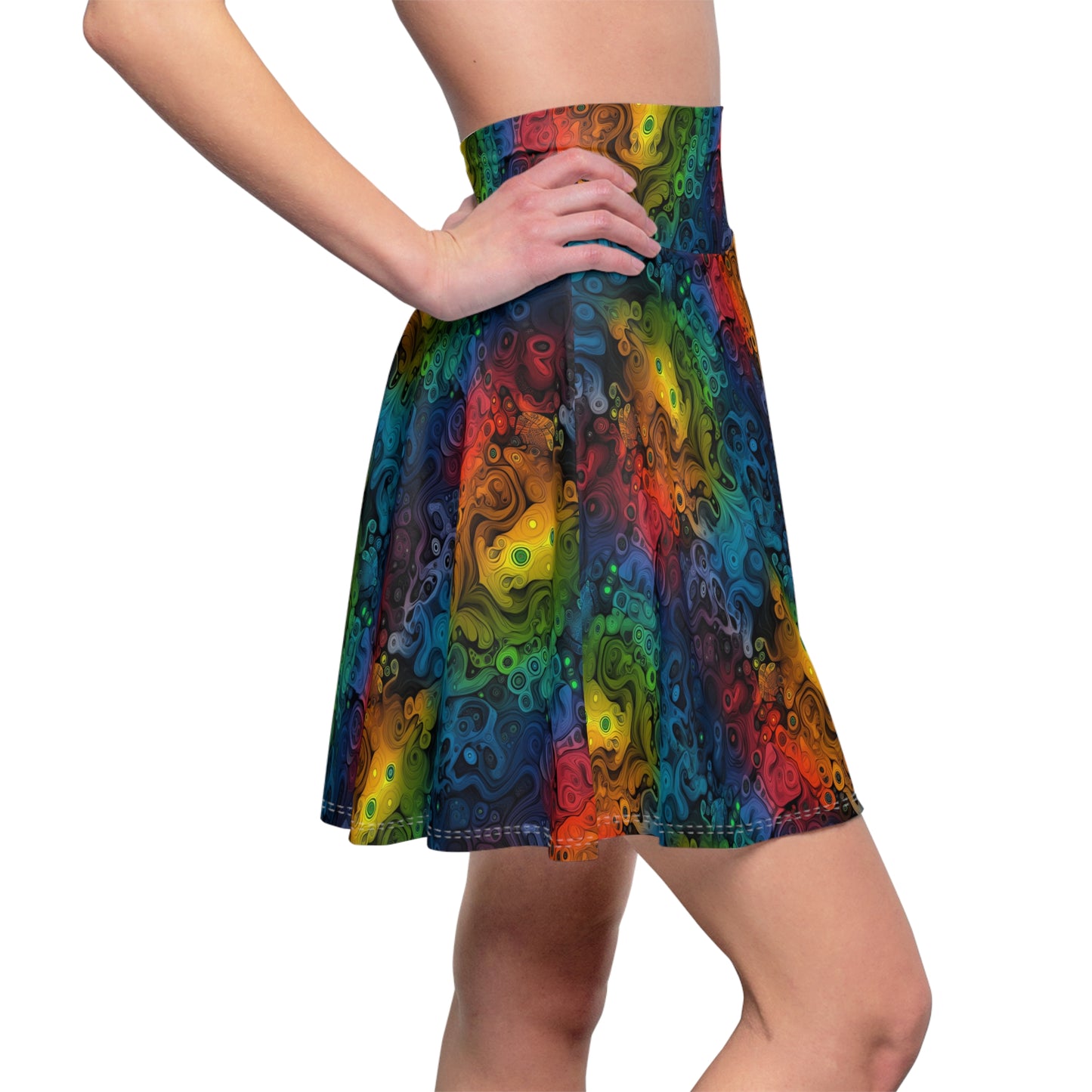 Kaleidoscopic Symphony - Skater Skirt
