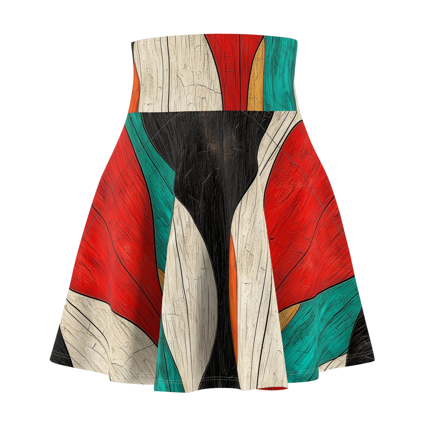 Vibrant Flow - Skater Skirt