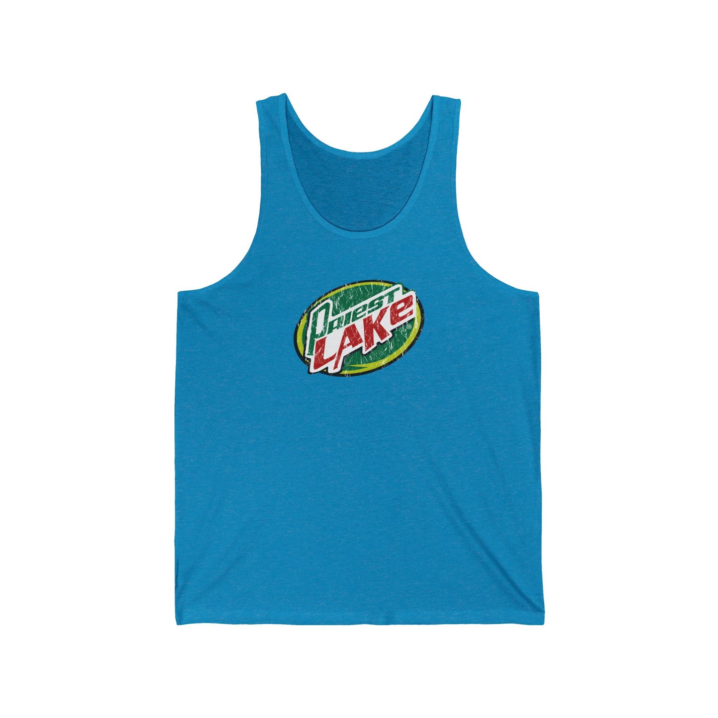 Priest Lake Dew Unisex Jersey Tank