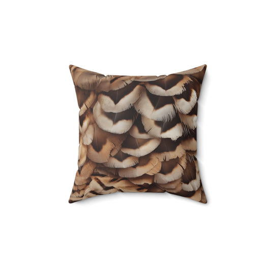 Priest Lake Spotted Owl Feather  Pillow