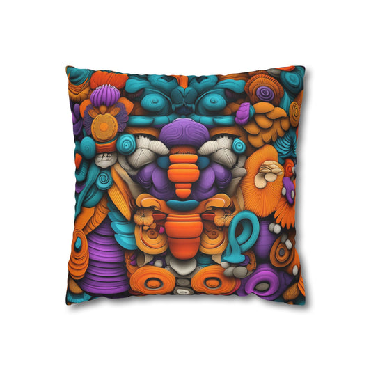 Chromatic Reverie- Square Polyester Pillowcase