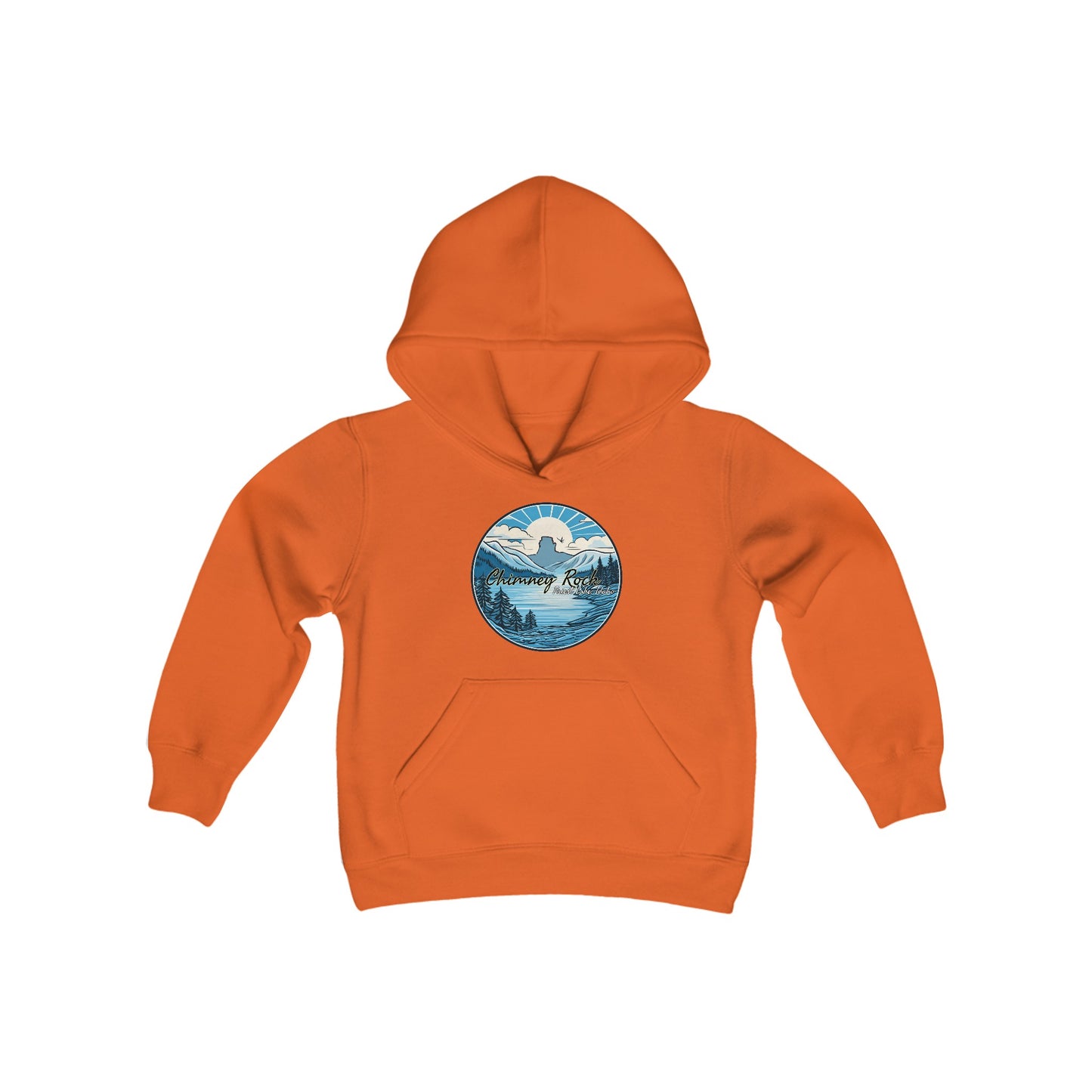 Blue Chimney Rock Youth Heavy Blend Hooded Sweatshirt