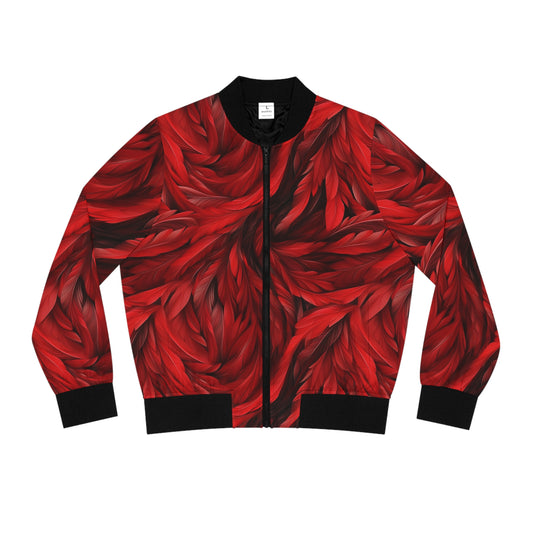 Cardinal Feather Bomber