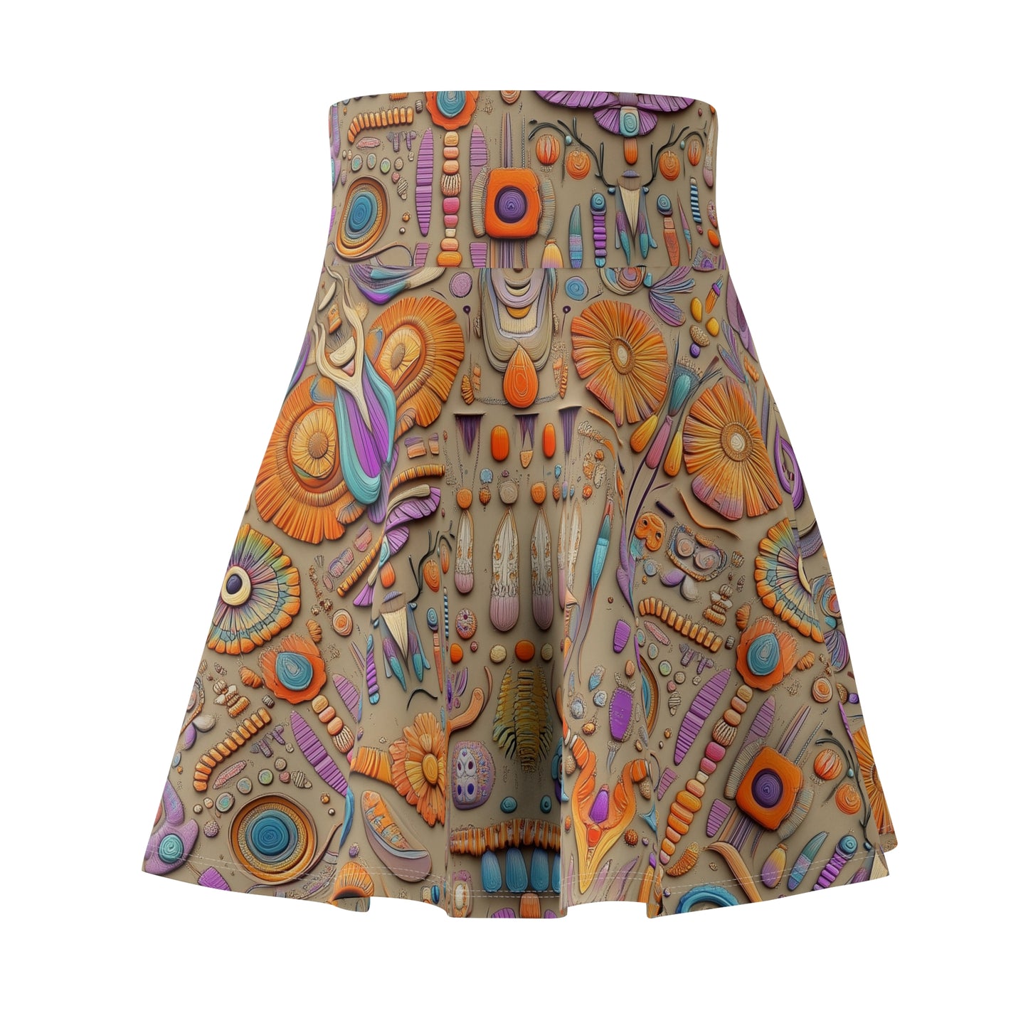 Nature's Mandala - Skater Skirt