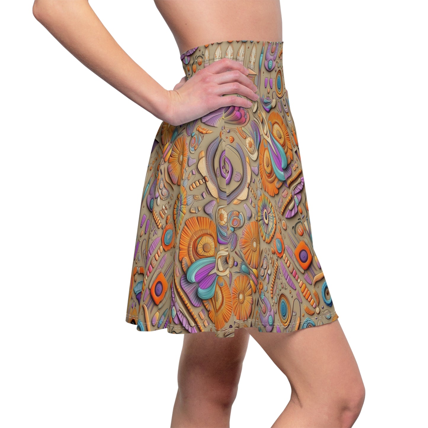 Nature's Mandala - Skater Skirt