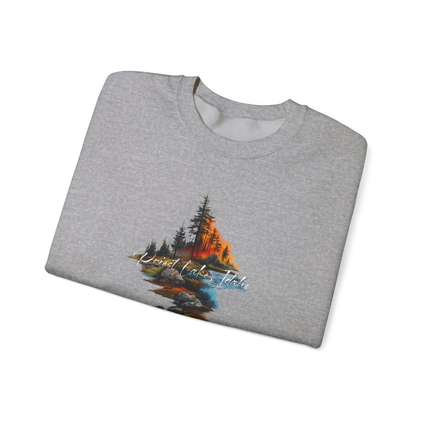 Priest Lake Point Heavy Blend™ Crewneck Sweatshirt