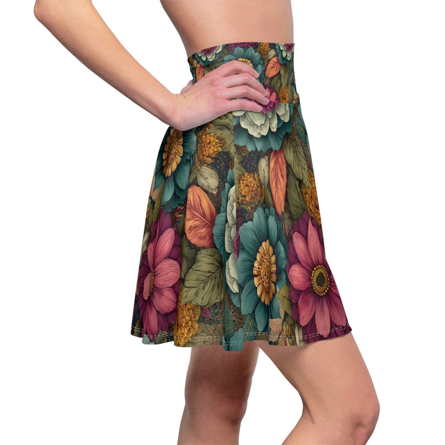 Floral Garden Skater Skirt