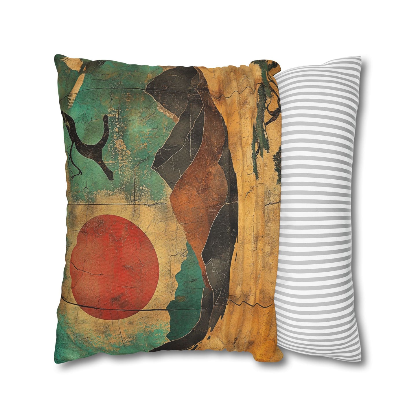 Rising Sun - Square Polyester Pillowcase