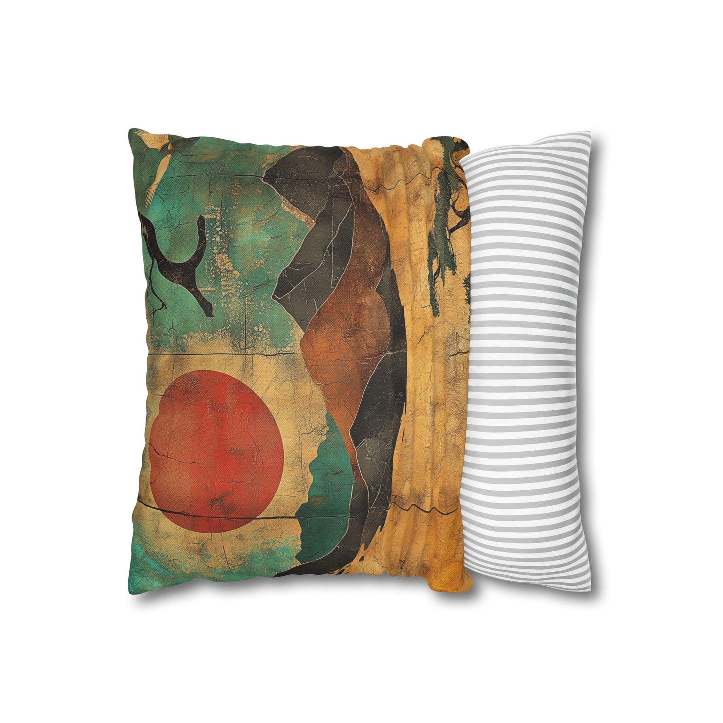 Rising Sun - Square Polyester Pillowcase