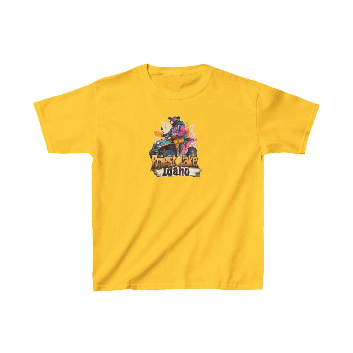 Priest Lake Bear Quad 1 Kids T-shirt