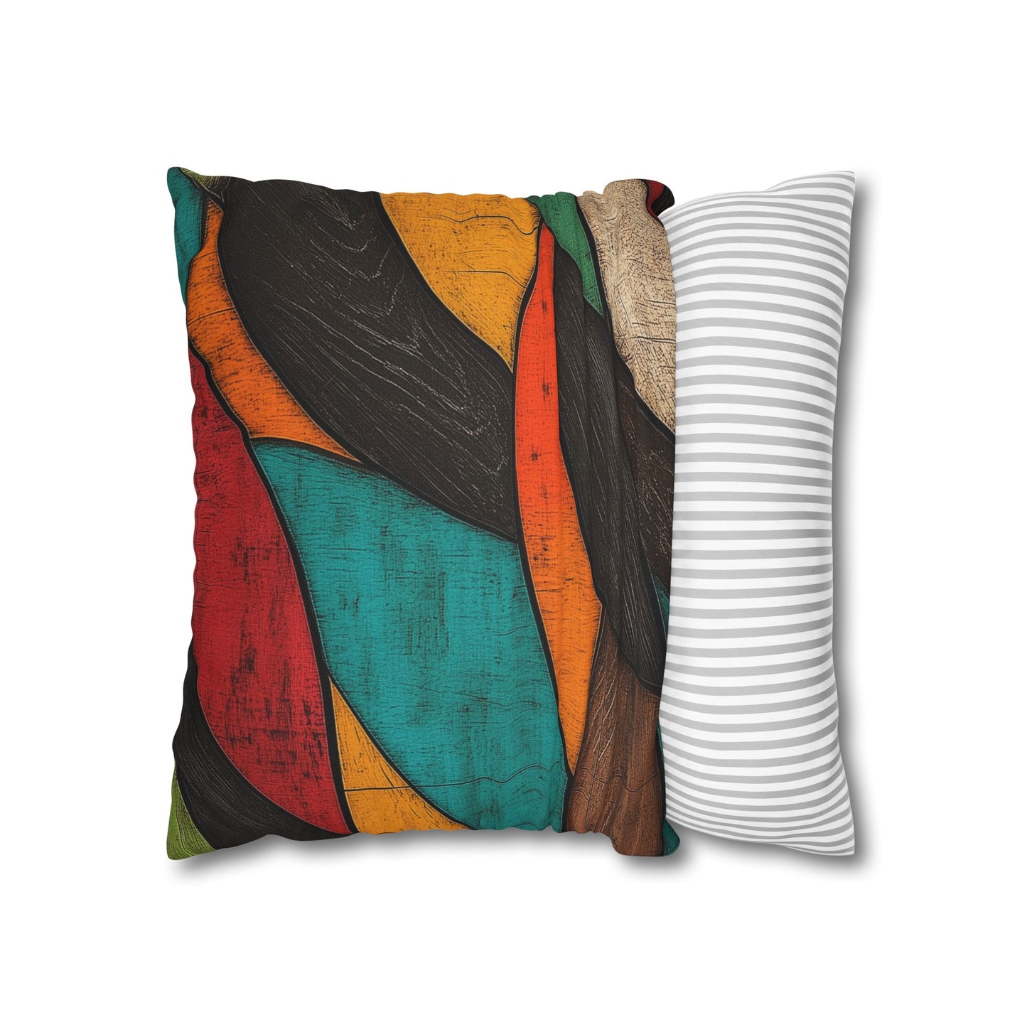 Flowing Energy - Square Polyester Pillowcase