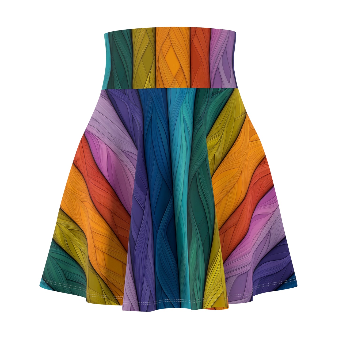 Woven Rainbow - Skater Skirt