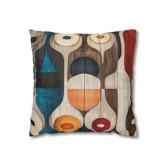 Retro Vessels - Square Polyester Pillowcase