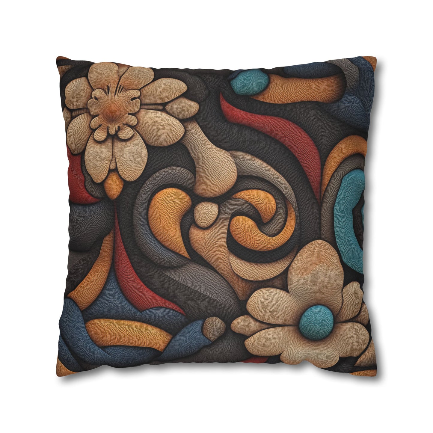 Nouveau Psychedelia - Square Polyester Pillowcase