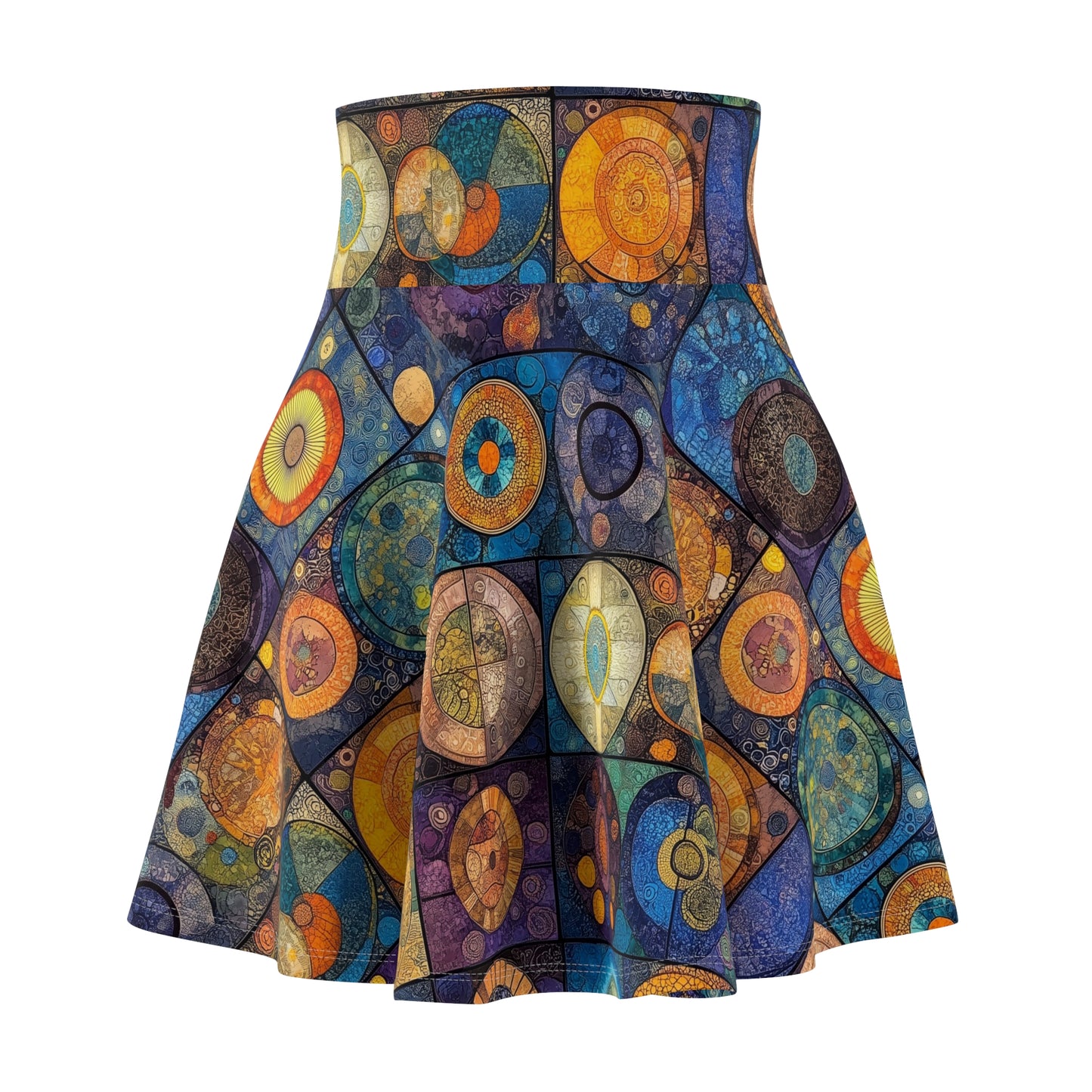 Cosmic Mosaic - Skater Skirt